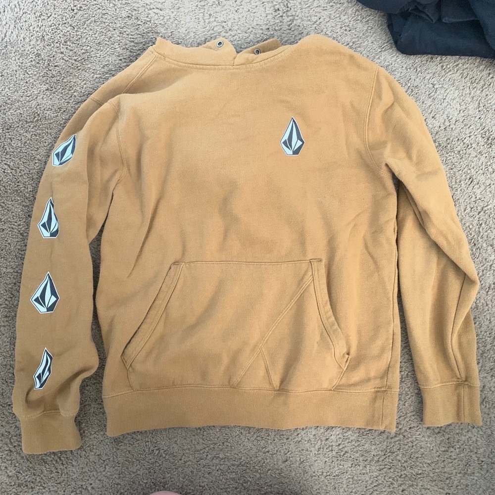 Tan volcom hoodie